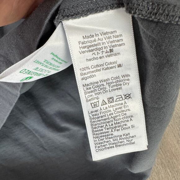 J.Crew Classic Broken-In Short Sleeve Crewneck Tee Mens 2XL Gray Pullover Cotton - Picture 7 of 8